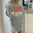 Teacher Pit Crew Race Car Driver Costume Men Women Kids Women's Comfort Colors T-Shirt Back Print Bay Teacher Pit Crew Race Car Driver Costume Men Women Kids Women's Comfort Colors T-Shirt Back Print Bay