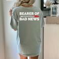 Teacher Red Pen Grading Exam Marking School Women's Comfort Colors T-Shirt Back Print Bay