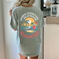 Teacher Retirement Shirts 2026 Goodbye Lesson Hello Freedom Women's Comfort Colors T-Shirt Back Print Bay