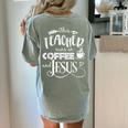 This Teacher Runs On Coffee And Jesus T Shirt Christian Tees Women's Comfort Colors T-Shirt Back Print Bay This Teacher Runs On Coffee And Jesus T Shirt Christian Tees Women's Comfort Colors T-Shirt Back Print Bay