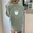 Teacher Supporter Bucket Filler Hero Women's Comfort Colors T-Shirt Back Print Bay