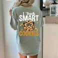 Teacher I Teach Smart Cookies Nerd Women's Comfort Colors T-Shirt Back Print Bay Teacher I Teach Smart Cookies Nerd Women's Comfort Colors T-Shirt Back Print Bay