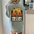 Teacher All Teachers Love Brains Halloween Women's Comfort Colors T-Shirt Back Print Bay Teacher All Teachers Love Brains Halloween Women's Comfort Colors T-Shirt Back Print Bay