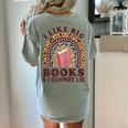 Teacher-TShirt I Like Big Books & I Cannot Lie Reading For Women Women's Comfort Colors T-Shirt Back Print Bay