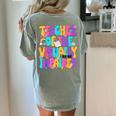 Teacher Of The Visually Impaired Blindness Awareness Women's Comfort Colors T-Shirt Back Print Bay