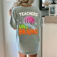 Teachers Love Brains Halloween 2025 Skeleton Costume Women's Comfort Colors T-Shirt Back Print Bay Teachers Love Brains Halloween 2025 Skeleton Costume Women's Comfort Colors T-Shirt Back Print Bay