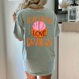 Teachers Love Brains Halloween T-Shirt For Men Women Women's Comfort Colors T-Shirt Back Print Bay Teachers Love Brains Halloween T-Shirt For Men Women Women's Comfort Colors T-Shirt Back Print Bay