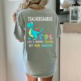 Teachersaurus Like A Normal Teacher But More Awesome Women's Comfort Colors T-Shirt Back Print Bay Teachersaurus Like A Normal Teacher But More Awesome Women's Comfort Colors T-Shirt Back Print Bay