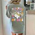 Teaching My Boos Ghost Teacher Cute Groovy Halloween Teacher Women's Comfort Colors T-Shirt Back Print Bay Teaching My Boos Ghost Teacher Cute Groovy Halloween Teacher Women's Comfort Colors T-Shirt Back Print Bay