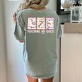 Teaching Is My Boos Teacher Ghost Halloween Women Girls Women's Comfort Colors T-Shirt Back Print Bay Teaching Is My Boos Teacher Ghost Halloween Women Girls Women's Comfort Colors T-Shirt Back Print Bay