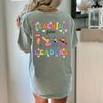 Teaching Future Leaders Otter Back To School Teacher Women's Comfort Colors T-Shirt Back Print Bay Teaching Future Leaders Otter Back To School Teacher Women's Comfort Colors T-Shirt Back Print Bay