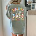 Teaching Future Leaders Teacher Back To School Cute Goose Women's Comfort Colors T-Shirt Back Print Bay Teaching Future Leaders Teacher Back To School Cute Goose Women's Comfort Colors T-Shirt Back Print Bay