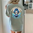 Teaching Heart Anime Soul Teacher Otaku Manga Women's Comfort Colors T-Shirt Back Print Bay