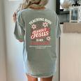 Teaching Kids About Jesus Is My Ministry Christian Teacher Women's Comfort Colors T-Shirt Back Print Bay Teaching Kids About Jesus Is My Ministry Christian Teacher Women's Comfort Colors T-Shirt Back Print Bay