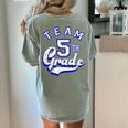 Team 5th Grade Fifth For Teacher Or Students Women's Comfort Colors T-Shirt Back Print Bay Team 5th Grade Fifth For Teacher Or Students Women's Comfort Colors T-Shirt Back Print Bay