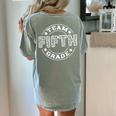 Team Fifth Grade Teacher Student Squad Team 5th Grade School Women's Comfort Colors T-Shirt Back Print Bay
