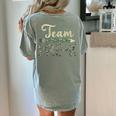 Team Pre-K Camo Pre-K Teacher Camouflage Women's Comfort Colors T-Shirt Back Print Bay Team Pre-K Camo Pre-K Teacher Camouflage Women's Comfort Colors T-Shirt Back Print Bay