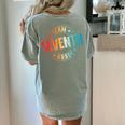 Team Seventh Grade Teacher Student Back To School 7th Grade Women's Comfort Colors T-Shirt Back Print Bay