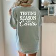 Testing Season Is My Cardio Teacher Test Day Women's Comfort Colors T-Shirt Back Print Bay Testing Season Is My Cardio Teacher Test Day Women's Comfort Colors T-Shirt Back Print Bay