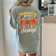 Thankful For My Kindergarten Turkeys Thanksgiving Teacher Women's Comfort Colors T-Shirt Back Print Bay Thankful For My Kindergarten Turkeys Thanksgiving Teacher Women's Comfort Colors T-Shirt Back Print Bay