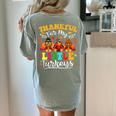 Thankful For My Little Turkeys Teacher Thanksgiving Teachers Women's Comfort Colors T-Shirt Back Print Bay Thankful For My Little Turkeys Teacher Thanksgiving Teachers Women's Comfort Colors T-Shirt Back Print Bay
