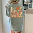 In My Thankful Teacher Era Cute Groovy Thanksgiving Teacher Women's Comfort Colors T-Shirt Back Print Bay In My Thankful Teacher Era Cute Groovy Thanksgiving Teacher Women's Comfort Colors T-Shirt Back Print Bay
