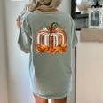 Thanksgiving Book Pumpkin Reading Teachers Fall Lovers Boys Women's Comfort Colors T-Shirt Back Print Bay Thanksgiving Book Pumpkin Reading Teachers Fall Lovers Boys Women's Comfort Colors T-Shirt Back Print Bay
