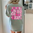 In My Third Grade Era Teachers Women Back To School Girls Women's Comfort Colors T-Shirt Back Print Bay