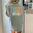 Third Grade Girls Boys Teacher Team 3rd Grade Squad Women's Comfort Colors T-Shirt Back Print Bay Third Grade Girls Boys Teacher Team 3rd Grade Squad Women's Comfort Colors T-Shirt Back Print Bay