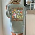 We All Thrive Under Different Conditions SPED Teacher Women's Comfort Colors T-Shirt Back Print Bay
