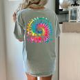 Tie Dye Prek Teacher Rainbow Preschool Back To School Girl Women's Comfort Colors T-Shirt Back Print Bay Tie Dye Prek Teacher Rainbow Preschool Back To School Girl Women's Comfort Colors T-Shirt Back Print Bay
