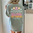 Tiny People Help Do Big Things Nursery Teacher Women's Comfort Colors T-Shirt Back Print Bay