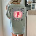 Tired Teachers Club Study Lover School Apparel Women's Comfort Colors T-Shirt Back Print Bay