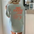 Tired Teachers Club Women's Comfort Colors T-Shirt Back Print Bay Tired Teachers Club Women's Comfort Colors T-Shirt Back Print Bay