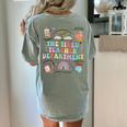 The Tired Teachers Department Retro Groovy Back To School Women's Comfort Colors T-Shirt Back Print Bay The Tired Teachers Department Retro Groovy Back To School Women's Comfort Colors T-Shirt Back Print Bay