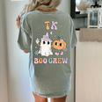 TK Boo Crew Retro Groovy Halloween Floral Ghost TK Teacher Men Women Kids Women's Comfort Colors T-Shirt Back Print Bay TK Boo Crew Retro Groovy Halloween Floral Ghost TK Teacher Men Women Kids Women's Comfort Colors T-Shirt Back Print Bay