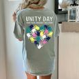 Together Against Bullying Unity Day Teachers Kids Toddler Women's Comfort Colors T-Shirt Back Print Bay