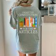 History Teacher I Read The Constitution For The Articles For Men Women Women's Comfort Colors T-Shirt Back Print Bay History Teacher I Read The Constitution For The Articles For Men Women Women's Comfort Colors T-Shirt Back Print Bay