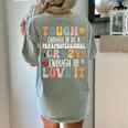 Tough Enough To Be a Paraprofessional Groovy Sped Teacher Women's Comfort Colors T-Shirt Back Print Bay Tough Enough To Be a Paraprofessional Groovy Sped Teacher Women's Comfort Colors T-Shirt Back Print Bay