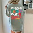 Tough Enough To Be A Teacher Crazy Enough To Love It Women's Comfort Colors T-Shirt Back Print Bay Tough Enough To Be A Teacher Crazy Enough To Love It Women's Comfort Colors T-Shirt Back Print Bay