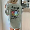 Transitional Kindergarten TK Teacher Women's Comfort Colors T-Shirt Back Print Bay Transitional Kindergarten TK Teacher Women's Comfort Colors T-Shirt Back Print Bay