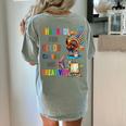 Turkey Thanksgiving Art Teacher Costume Tee For Artists Women's Comfort Colors T-Shirt Back Print Bay