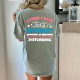 US History And Government Teacher Gifts Funny I Find You Women's Comfort Colors T-Shirt Back Print Bay