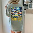 Van Go Vanlife Accessories Artist Art Teacher Women's Comfort Colors T-Shirt Back Print Bay Van Go Vanlife Accessories Artist Art Teacher Women's Comfort Colors T-Shirt Back Print Bay