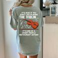 Violin Player Costume For Men Women Violin Teacher Violinist Women's Comfort Colors T-Shirt Back Print Bay Violin Player Costume For Men Women Violin Teacher Violinist Women's Comfort Colors T-Shirt Back Print Bay