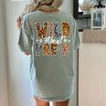 Wild About Pre-K Teacher Student First Day Of Kindergarten Women's Comfort Colors T-Shirt Back Print Bay