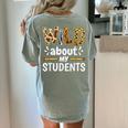 Wild About My Students School Teachers And Students Women's Comfort Colors T-Shirt Back Print Bay Wild About My Students School Teachers And Students Women's Comfort Colors T-Shirt Back Print Bay