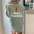 Wild About Teaching Teacher Lover Animals Leopard Zebra Women's Comfort Colors T-Shirt Back Print Bay Wild About Teaching Teacher Lover Animals Leopard Zebra Women's Comfort Colors T-Shirt Back Print Bay