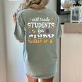 Will Trade Students For Candy Teacher Halloween Costume Tee Women's Comfort Colors T-Shirt Back Print Bay Will Trade Students For Candy Teacher Halloween Costume Tee Women's Comfort Colors T-Shirt Back Print Bay