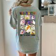 Women Halloween The Teacher Tour Ghosts Pencil Pumpkins Women's Comfort Colors T-Shirt Back Print Bay Women Halloween The Teacher Tour Ghosts Pencil Pumpkins Women's Comfort Colors T-Shirt Back Print Bay